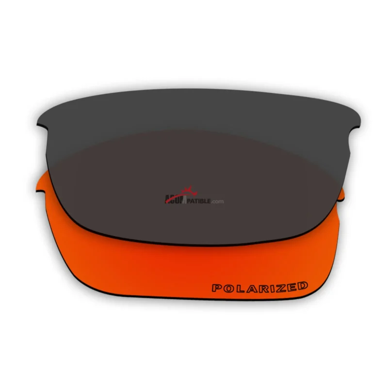 Replacement Polarized Lenses for Oakley Flak Jacket (Asian Fit) (Fire Red Mirror) - Image 3