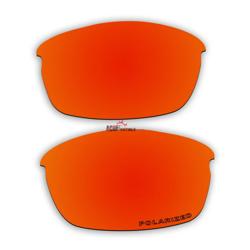 Replacement Polarized Lenses for Oakley Flak Jacket (Asian Fit) (Fire Red Mirror) - Image 4