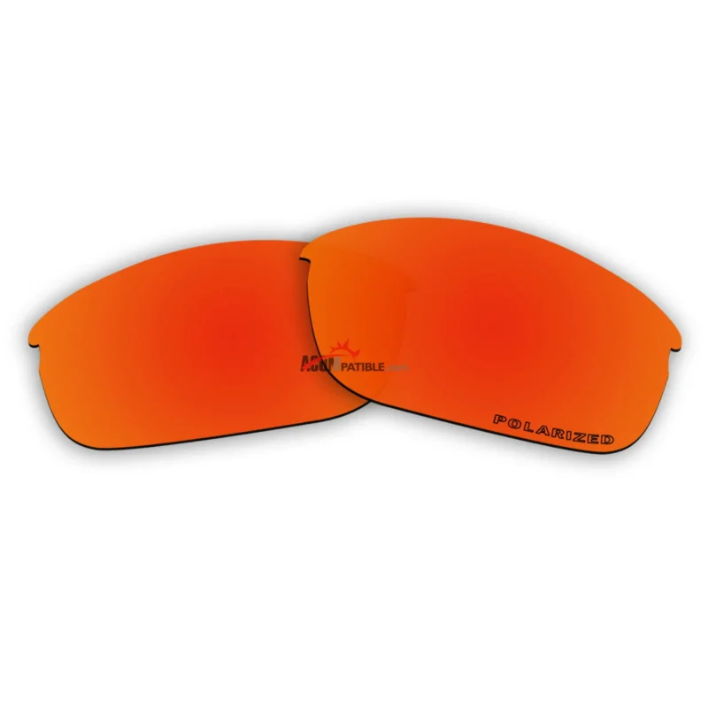 Replacement Polarized Lenses for Oakley Flak Jacket (Asian Fit) (Fire Red Mirror) - Image 5