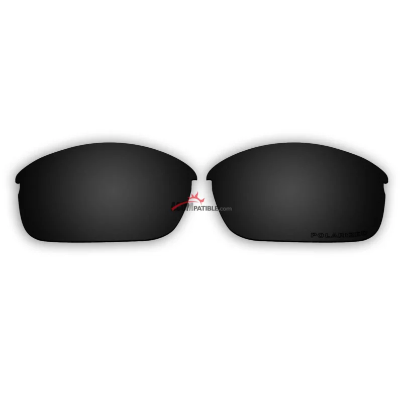 Replacement Polarized Lenses for Oakley Flak Jacket (Asian Fit) (Black)