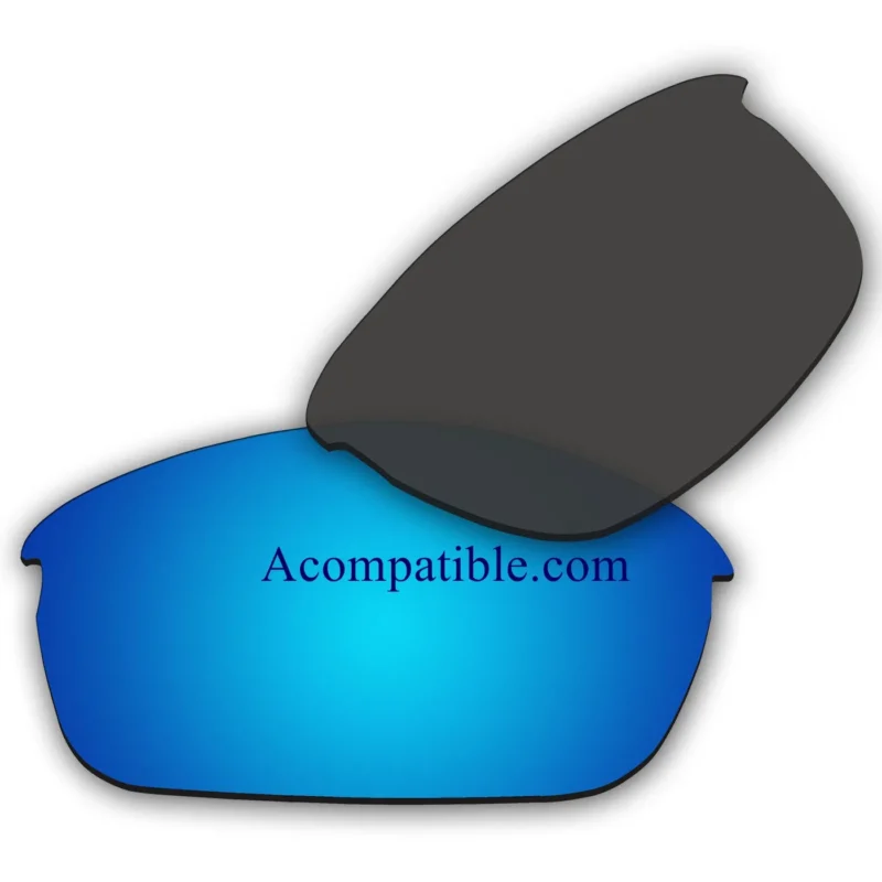 Replacement Polarized Lenses for Oakley Flak Jacket (Asian Fit) (Ice Blue Mirror) - Image 2