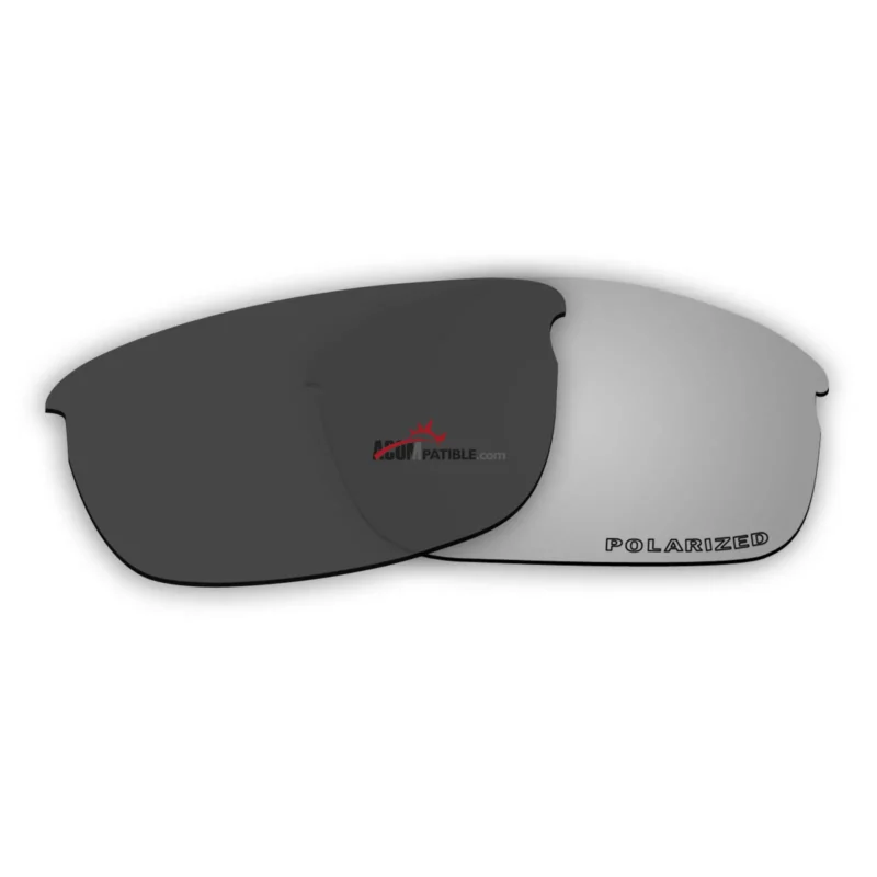 Replacement Polarized Lenses for Oakley Flak Jacket (Asian Fit) (Silver Mirror) - Image 2