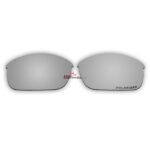 Replacement Polarized Lenses for Oakley Flak Jacket (Asian Fit) (Silver Mirror)