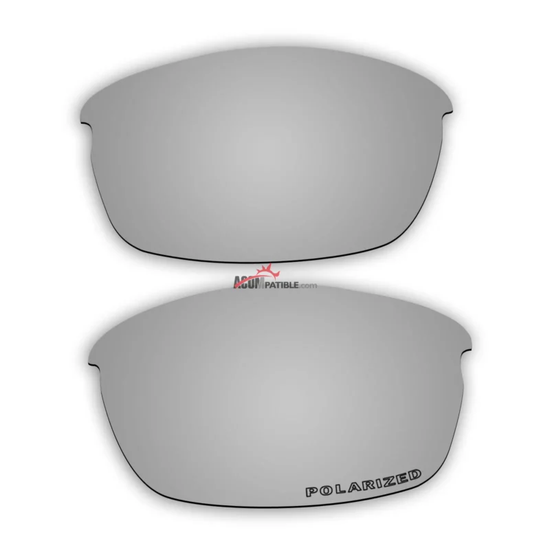 Replacement Polarized Lenses for Oakley Flak Jacket (Asian Fit) (Silver Mirror) - Image 4