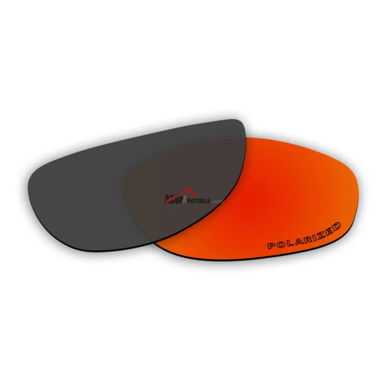 Replacement Polarized Lenses for Oakley Hatchet Wire (Fire Red Mirror) - Image 2