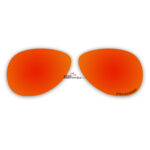 Replacement Polarized Lenses for Oakley Hinder OO4043 (Fire Red Mirror)