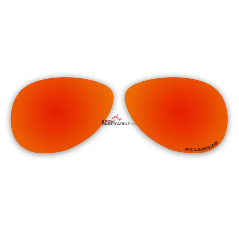 Replacement Polarized Lenses for Oakley Hinder OO4043 (Fire Red Mirror)