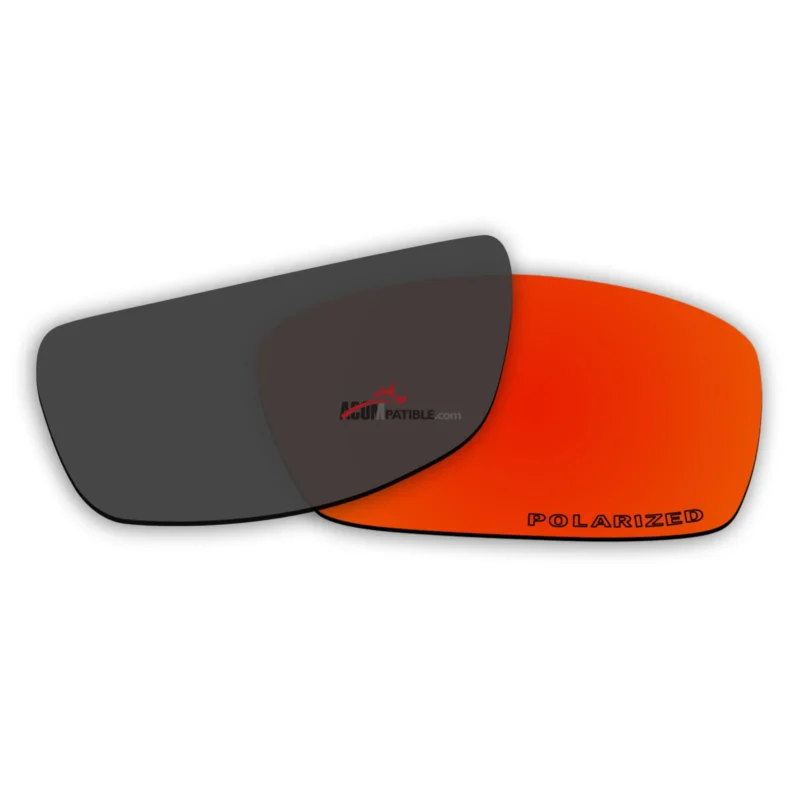 Replacement Polarized Lenses for Oakley Nanowire 4.0 (Fire Red Mirror) - Image 2