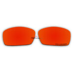 Replacement Polarized Lenses for Oakley Nanowire 4.0 (Fire Red Mirror)
