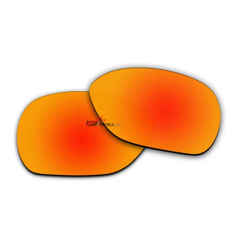 Replacement Polarized Lenses for Oakley Overtime OO9167 (Fire Red Coating) - Image 4