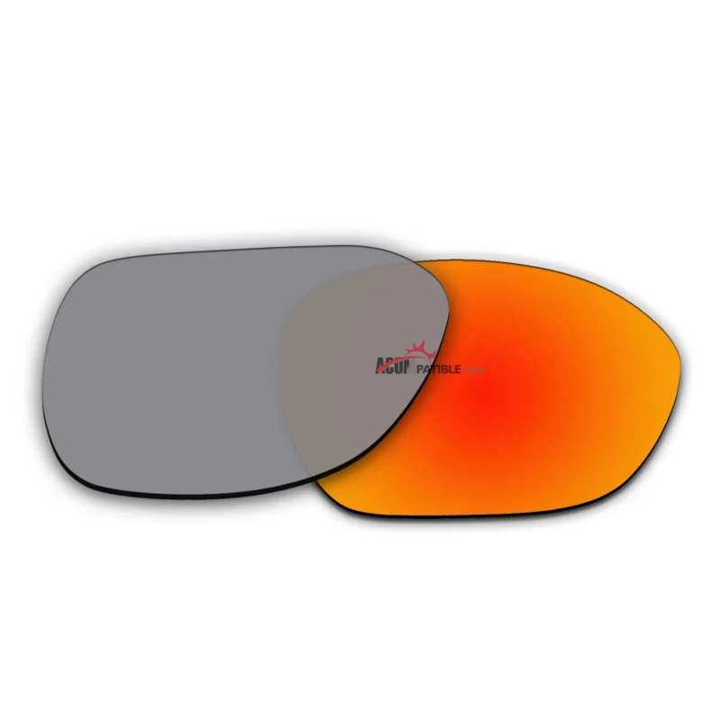 Replacement Polarized Lenses for Oakley Overtime OO9167 (Fire Red Coating) - Image 3