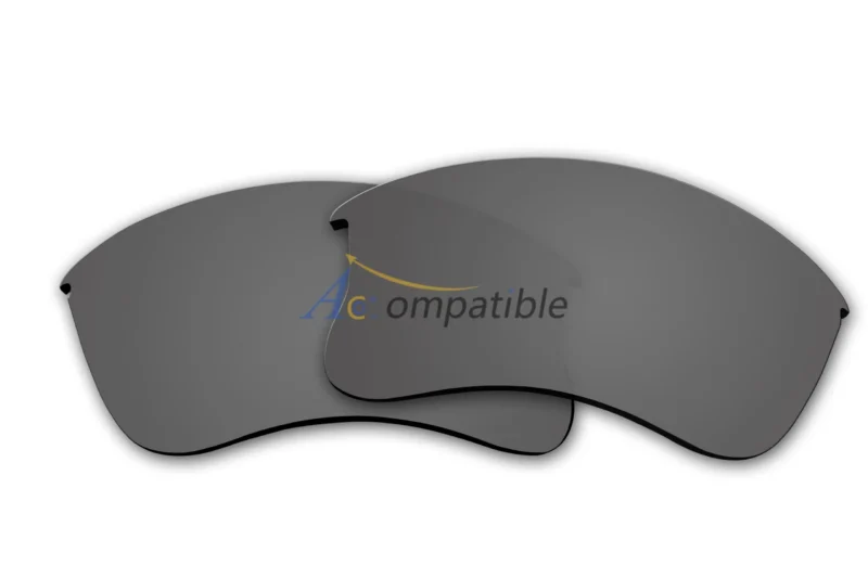 Replacement Polarized Lenses for Oakley Flak Jacket XLJ 2 Pair Combo (Grey, Blue) - Image 3