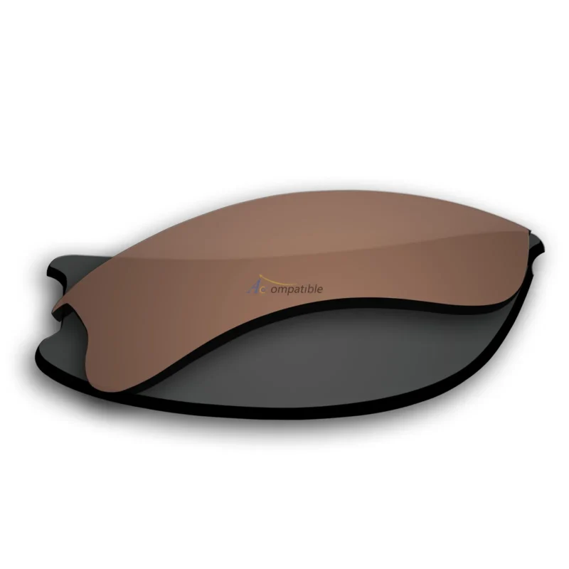 Polarized Lenses for Oakley Flak Jacket XLJ 4 Pair Combo (Grey, Bronze Brown, Fire Red Mirror, Black) - Image 4