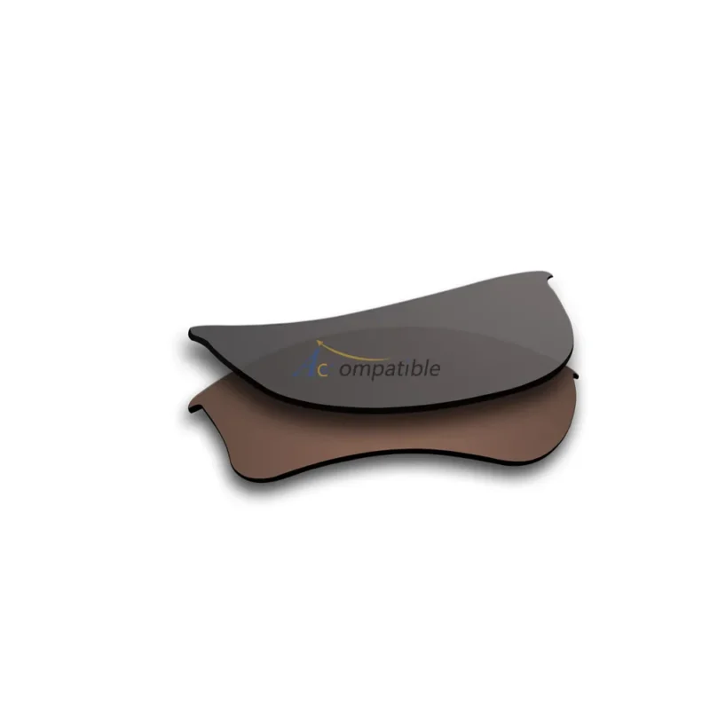 Replacement Polarized Lenses for Oakley Half Jacket 2.0 XL 2 Pair Combo (Grey, Bronze Brown) - Image 7