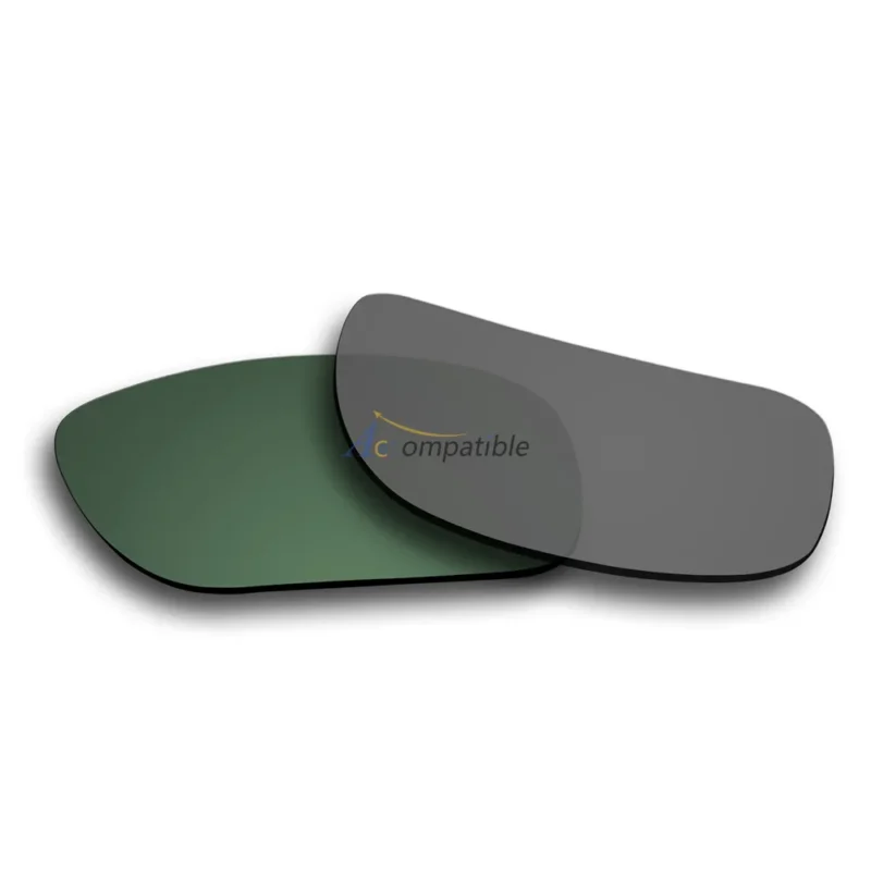 Polarized Lenses for Oakley Holbrook 2 Pair Combo (Grey, Green) - Image 5