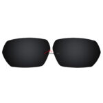 Polarized Replacement Sunglasses Lenses for Spy Optics Quanta (Black)