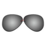 Polarized Sunglasses Replacement Lens For Ray-Ban Aviator Large Metal RB3025 (58mm) (Silver Coating)