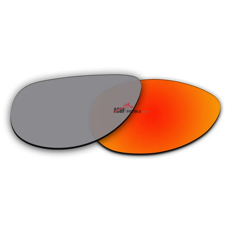 Polarized Sunglasses Replacement Lens For Ray-Ban RB8301 (59mm) (Fire Red Coating) - Image 3