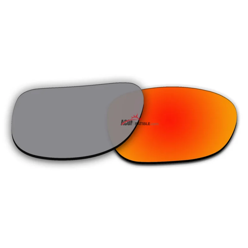 Polarized Sunglasses Replacement Lens For Ray-Ban JUSTIN (54mm) RB4165 (Fire Red Coating) - Image 3