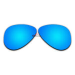 Polarized Sunglasses Replacement Lens For Ray-Ban Aviator Small RB3044 (52mm) (Blue Coating)
