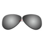 Polarized Sunglasses Replacement Lens For Ray-Ban Aviator Small RB3044 (52mm) (Silver Coating)