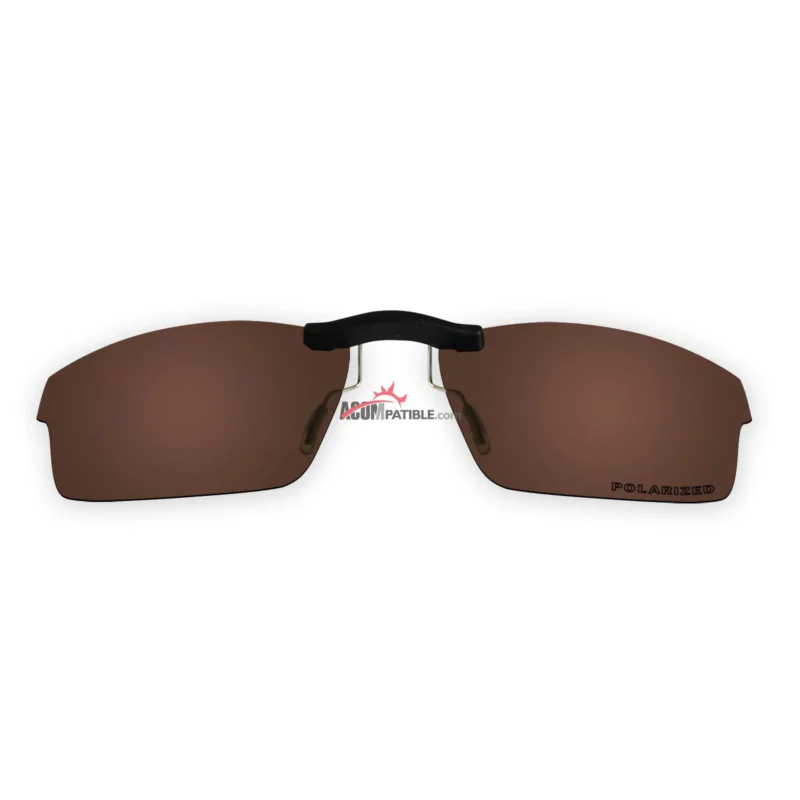 Custom Polarized  Clip On Sunglasses For Oakley CROSSLINK  OX8027 53x17 (Bronze Brown, Black,Yellow) - Image 2