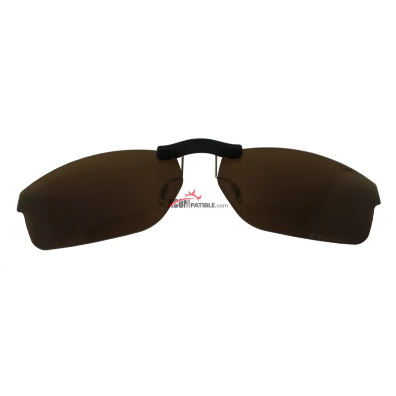 Custom Polarized  Clip On Sunglasses For Oakley CROSSLINK OX8030 55x18 (Bronze Brown, Black,Yellow) - Image 2