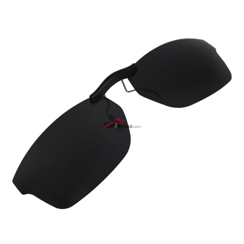 Custom Polarized  Clip On Replacement Sunglasses For Oakley CROSSLINK OX8030 55x18 (Black) - Image 2