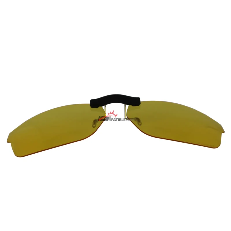 Custom Polarized  Clip On Replacement Sunglasses For Oakley CROSSLINK OX8030 55x18 (Yellow) - Night Vision - Image 4