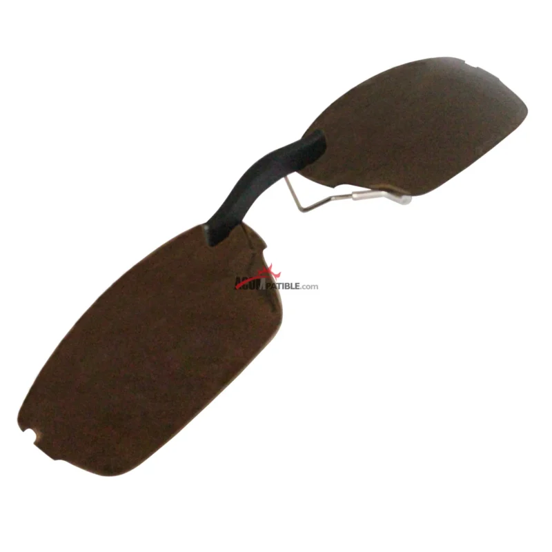 Custom Polarized Clip on Replacement Sunglasses For Oakley JACKKNIFE 4.0 51x19 (Bronze Brown) - Image 2