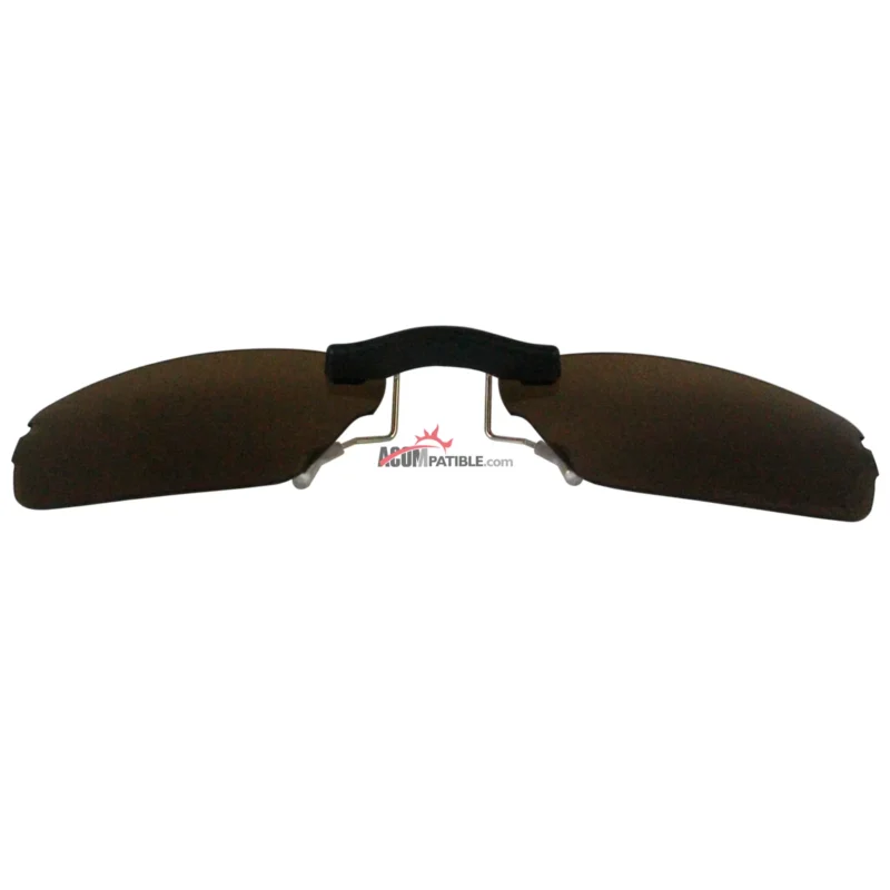 Custom Polarized Clip on Replacement Sunglasses For Oakley JACKKNIFE 4.0 51x19 (Bronze Brown) - Image 4