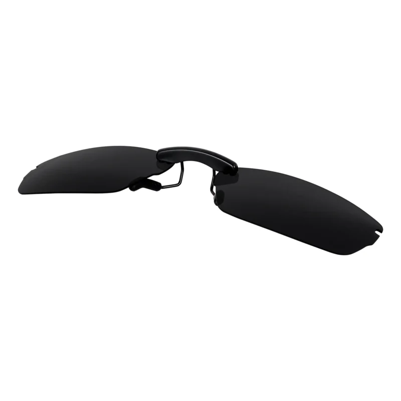 Custom Polarized Clip on Replacement Sunglasses For Oakley JACKKNIFE 4.0 51x19 (Black Color) - Image 2