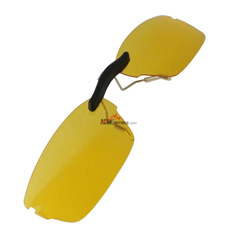 Custom Polarized Clip on Replacement Sunglasses For Oakley JACKKNIFE 4.0 51x19 (Yellow) - Night Vision - Image 2