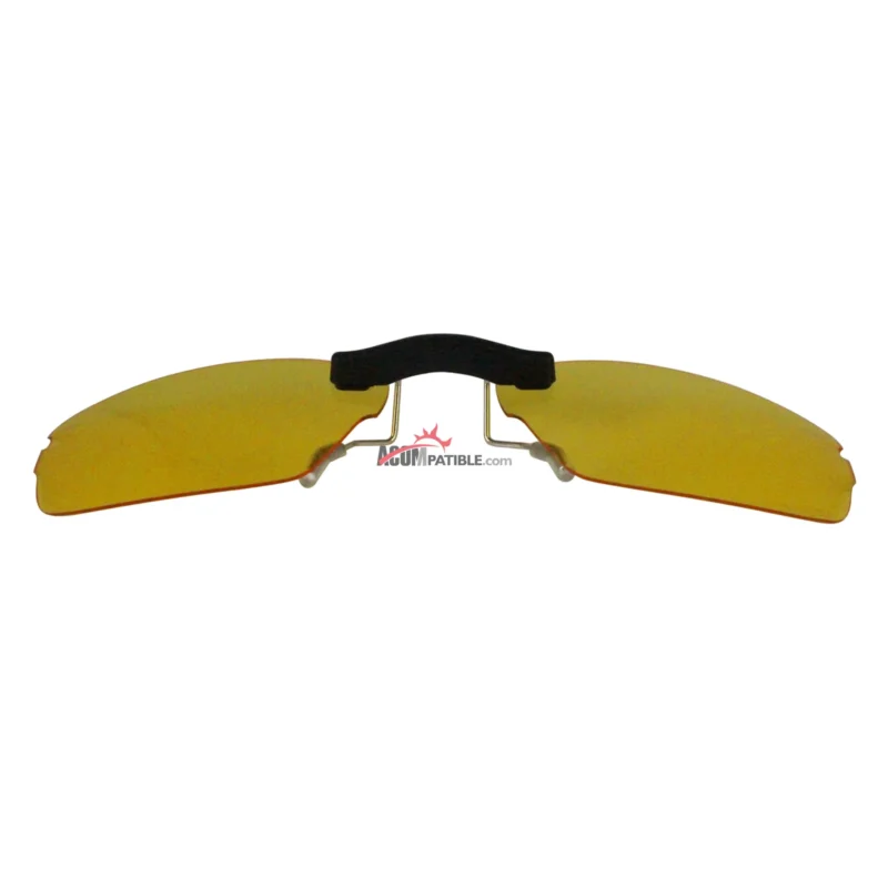 Custom Polarized Clip on Replacement Sunglasses For Oakley JACKKNIFE 4.0 51x19 (Yellow) - Night Vision - Image 4