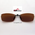 Custom Polarized  Clip On Replacement Sunglasses For Oakley WINGSPAN OX5040 5040 53x17 (Bronze Brown)