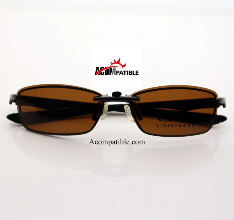 Custom Polarized  Clip On Replacement Sunglasses For Oakley WINGSPAN OX5040 5040 53x17 (Bronze Brown) - Image 3