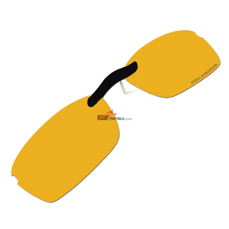 Custom Polarized  Clip On Replacement Sunglasses For Oakley WINGSPAN OX5040 5040 53x17 (Yellow) - Night Vision - Image 2