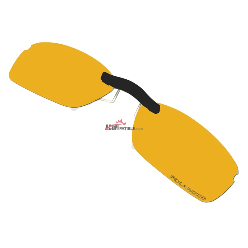 Custom Polarized  Clip On Replacement Sunglasses For Oakley WINGSPAN OX5040 5040 53x17 (Yellow) - Night Vision - Image 3