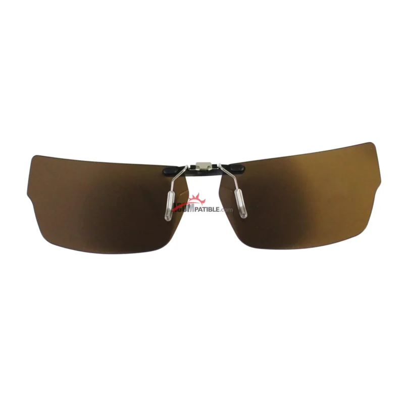 Custom Polarized Clip-On Replacement Sunglasses For Oakley MUFFLER 53x18 (Bronze Brown) - Image 3