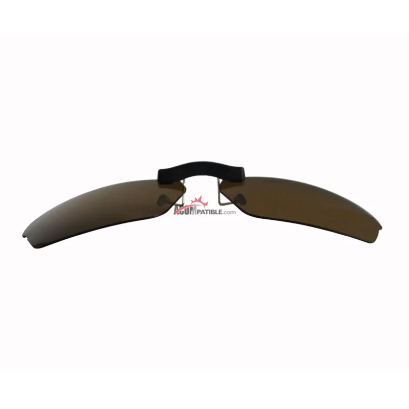 Custom Polarized Clip-On Replacement Sunglasses For Oakley MUFFLER 53x18 (Bronze Brown) - Image 4