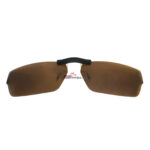 Custom Polarized  Clip On Sunglasses For Oakley MUFFLER 53x18 (Bronze Brown, Black,Yellow)