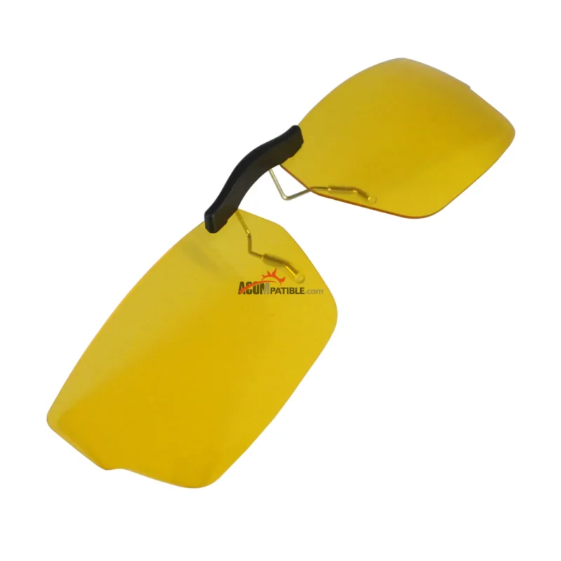 Custom Polarized  Clip On Replacement Sunglasses For Oakley MUFFLER 53x18 (Yellow) - Night Vision - Image 2