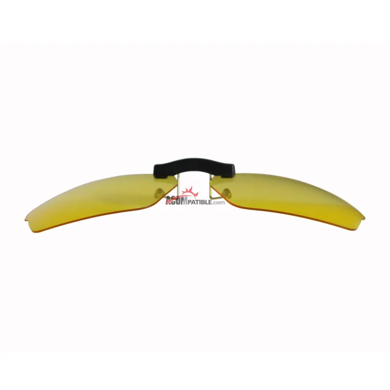 Custom Polarized  Clip On Replacement Sunglasses For Oakley MUFFLER 53x18 (Yellow) - Night Vision - Image 4