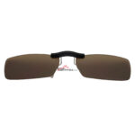 Custom Polarized Clip on Sunglasses For RayBan RB6182 53x17 (Bronze Brown, Black,Yellow)