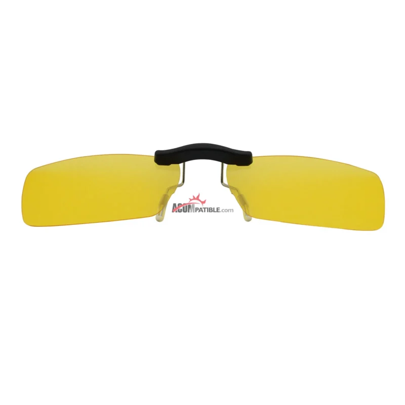 Custom Polarized Clip on Sunglasses For RayBan RB6182 53x17 (Yellow) -Night Vision