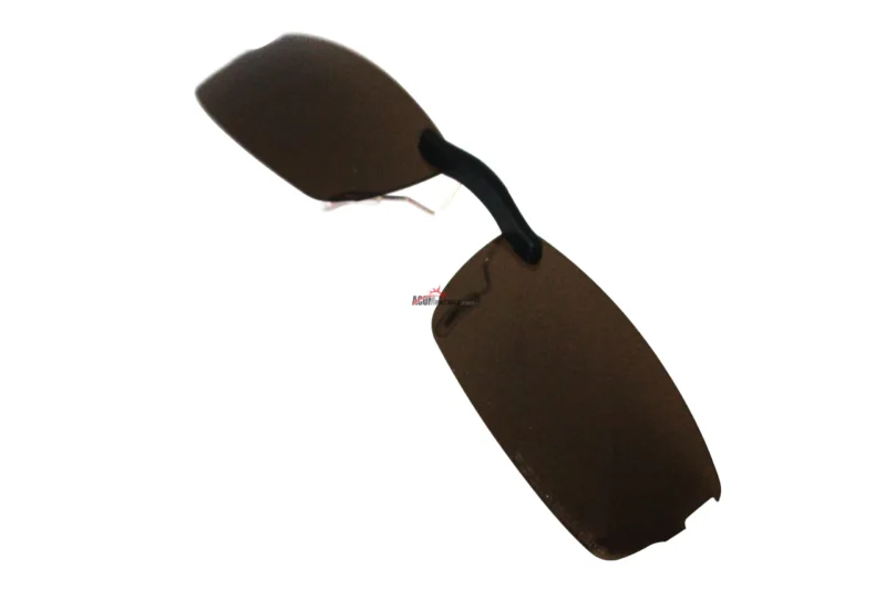 Custom Polarized Clip On Replacement Sunglasses For Oakley HALFSHOCK OX3119 3119 55x19 (Bronze Brown) - Image 3