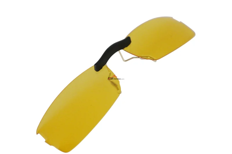 Custom Polarized Clip On Replacement Sunglasses For Oakley HALFSHOCK OX3119 3119 55x19 (Yellow) - Night Vision - Image 2