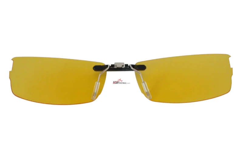 Custom Polarized Clip On Replacement Sunglasses For Oakley HALFSHOCK OX3119 3119 55x19 (Yellow) - Night Vision - Image 4