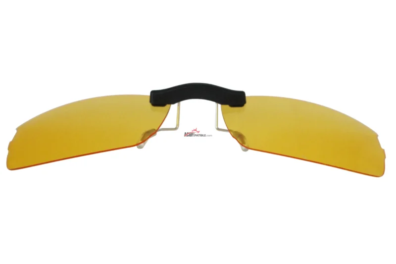 Custom Polarized Clip On Replacement Sunglasses For Oakley HALFSHOCK OX3119 3119 55x19 (Yellow) - Night Vision - Image 5