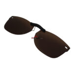 Custom Polarized Clip On Sunglasses For RayBan Wayfarer RB5184 (54mm) 54-18-145 54x18 (Bronze Brown)